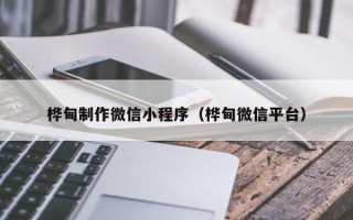 西安桦甸制作微信小程序（桦甸微信平台）